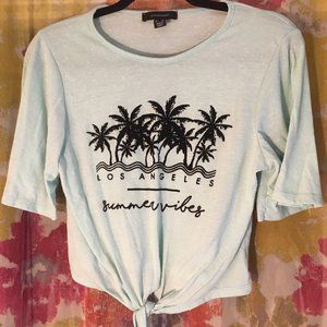 Summer vibes crop top